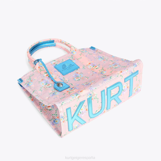 Kurt Geiger mujer bolso de mano Southbank de Londres 2LPR469 | bolsas combinación rosa